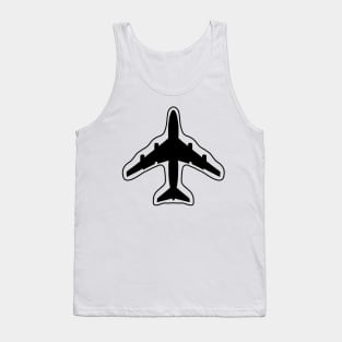 Airplane Drawing Tank Top